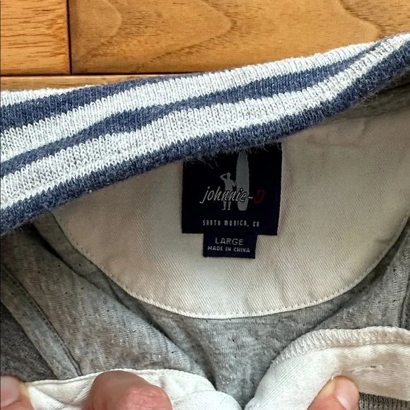 Johnnie-O striped lightweight striped henley - Picture 2 of 7